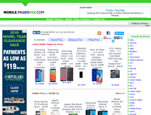 Tablet Screenshot of mobile.pagespak.com